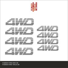 Kit adesivi stickers 4WD 