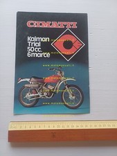 Cimatti 50 Kaiman Trial 1975 depliant italiano originale