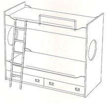 Letto a castello stile marina