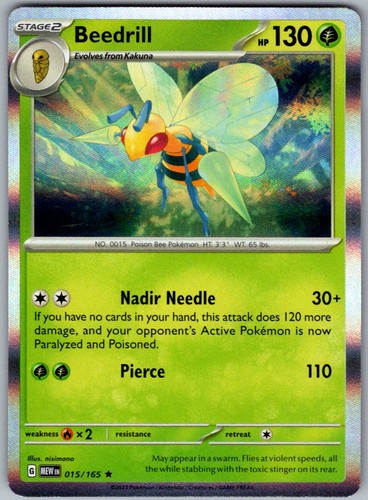 Beedrill rare scarlet - sv:, &