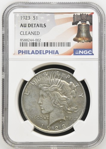 1923 silver peace dollar - 1,