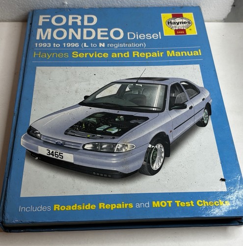 Haynes ford mondeo 1993 - ford,