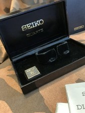 SEIKO Quartz 80’s Raro Box  Scatola Per Orologio Vintage Watch Con Libretti