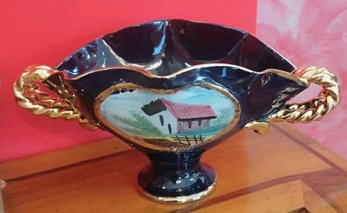 Centrotavola maiolica lustro - centrotavola, a