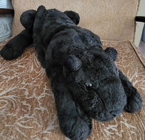 Peluche gatto leopardo nero
