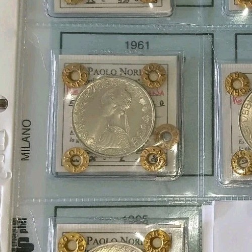 500 argento fdc - 500,