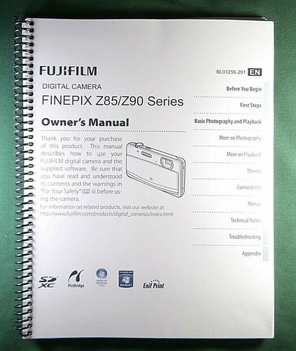 Fujifilm finepix z85 - finepix, z85/z90