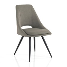 SET 2 SEDIE ALBA GAMBE NERO