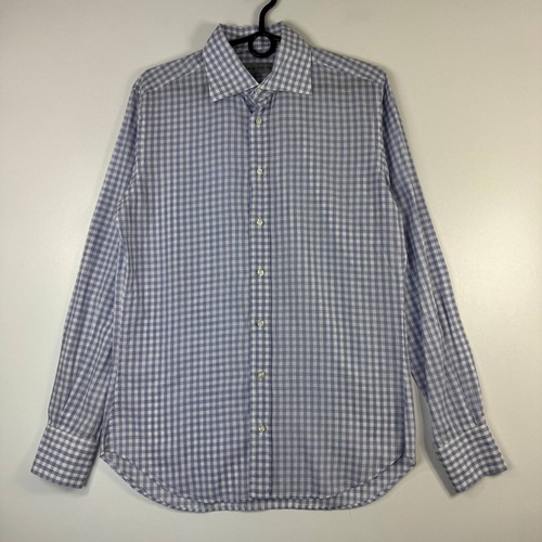 Etro check dress shirt blue - check,
