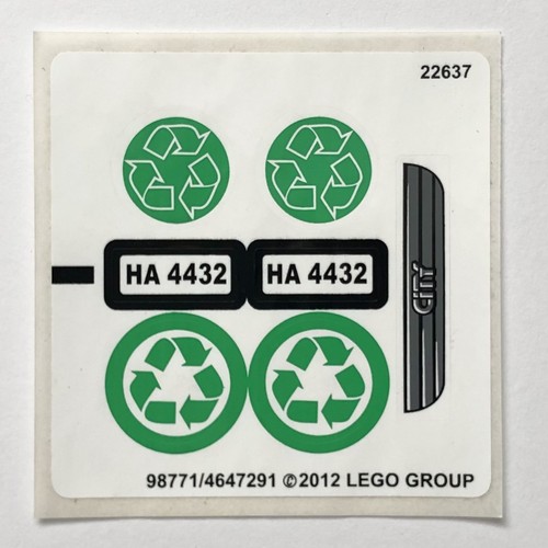 Lego foglio adesivo 4432 - foglio,