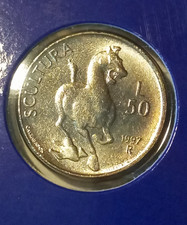 Moneta San Marino 50 Lire Scultura 1997 FDC (VC94)