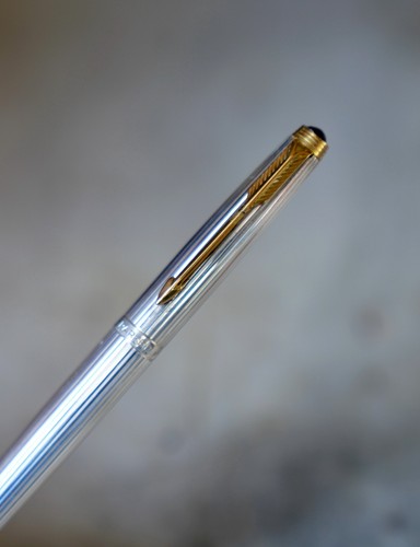 Penna stilo parker argento - penna,