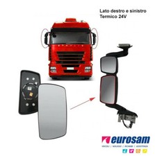VETRO SPECCHIO RETROVISORE DX/SX TERMICO ADATTO IVECO EUROCARGO STRALIS TRAKKER