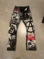RARO pantalone jeans denim Wrangler SEX PISTOLS taglia 30
