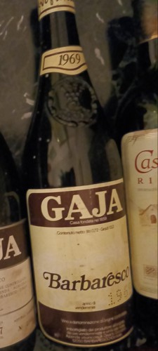 Gaja barbaresco 1969 vino - gaja,