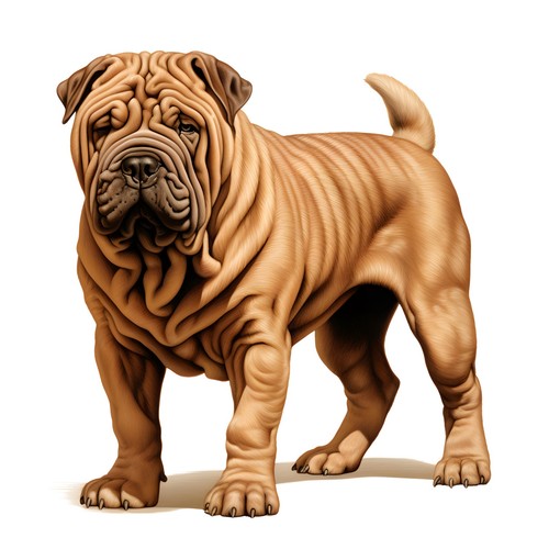Adesivi shar pei - shar-pei,