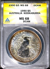 1° anno 1990 $5 argento