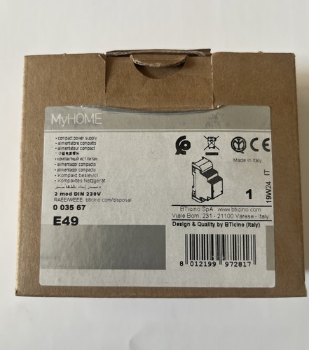 Bticino e49 alimentatore - e49,