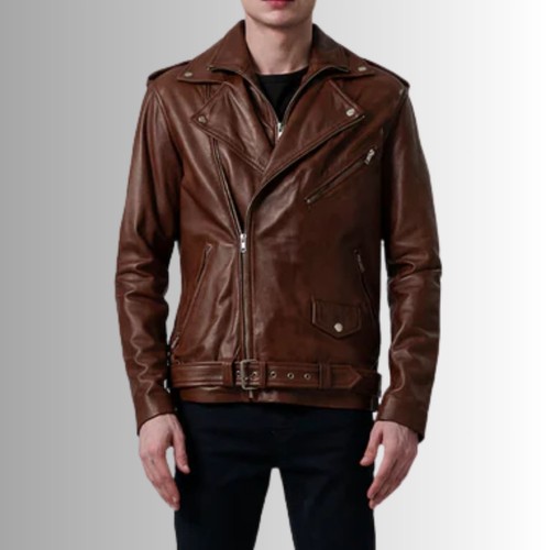 Giacca biker uomo - , vera