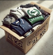 STOCK 10 KG ABBIGLIAMENTO FIRMATO USATO VESTITI BRAND + NO BRAND MIX A KILOBOX