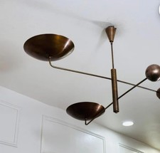 Lampadario ottone 2 luci