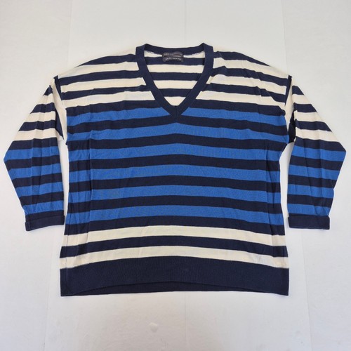 Maglione grande righe - grande, blu
