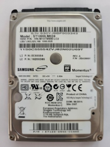 St1000lm024 m101mbb lc2 - st1000lm024,, hn-m101mbb/lc2