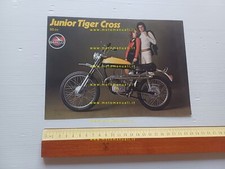Garelli 50 Junior Tiger Cross 1971 depliant ITALIANO originale