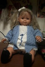 bambola Corolle made in france  bionda, h 55 cm corpo in pezza ,leggi.....