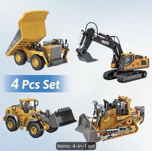 Set veicoli costruzioni rc - ,
