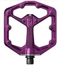 Nuovo Crankbrothers Stamp 7 MTB Mountain Bike / Set di pedali da ciclismo, viola.  Piccolo