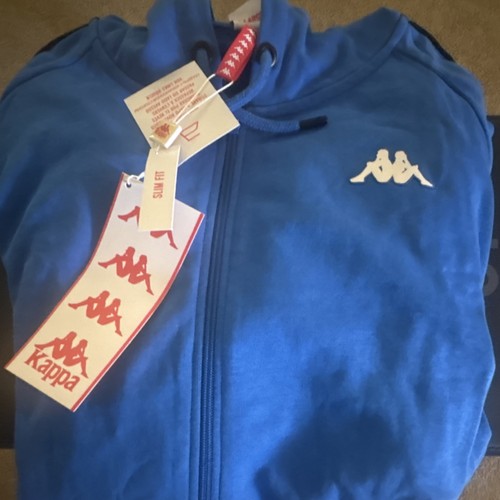 Felpa kappa blu full zip - felpa,