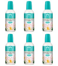 6pz GIARDINO DEI SENSI FIOR DI LOTO CANDIDO profumo donna 100ml NUOVI parfum