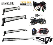 3 File LED Lightbar 23 33 41 51 Pollici Barra Luminosa Faro da Lavoro Fuoristrada 12V