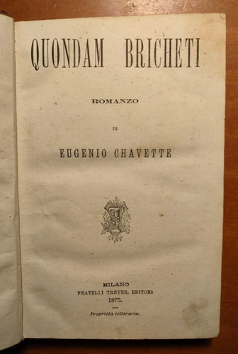 Libro antico quondam - antico,