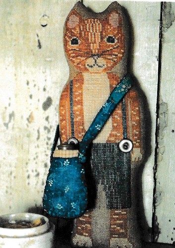 Theodore pinkeep cross - cross, stitch