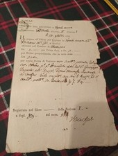 Ricevuta Su Carta Pergamena