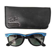 Ray-Ban Wayfarer Street Neat 5022 black blue b&l Bausch Lomb vintage sunglasses