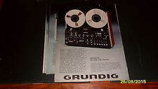 Advertising Italian Pubblicità Werbun 1976 GRUNDIG TS 1000 HIFI STEREO