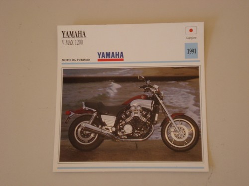 Scheda moto yamaha v - scheda, max