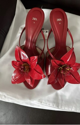 Zara sandali tacco - tacco, alto