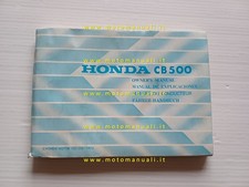 Honda 500 1975 manuale uso - 1975,