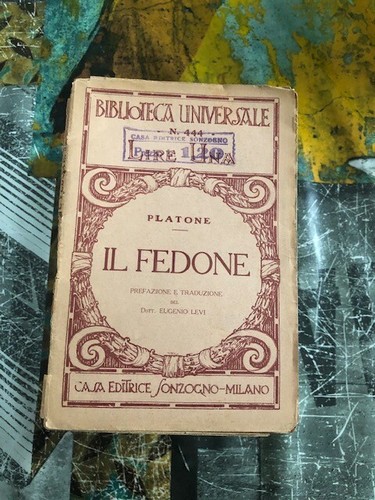 Platone fedone biblioteca - platone,