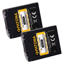 2x Batteria Patona 7,2V 750mAh per Panasonic Lumix DMC-FZ8EB-K,DMC-FZ8EB-S