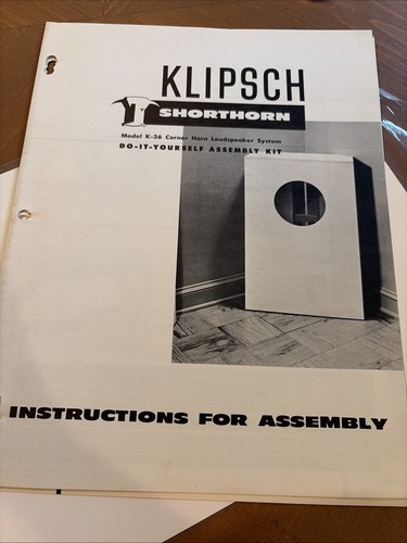 Brochure altoparlante klipsch - brochure,