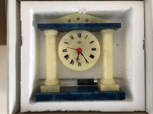 Orologio romano alabastro - romano, in