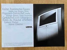 Loewe Planus Home Cinema TV Originale 1997 Vintage Advert Pubblicità