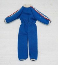 TUTA SCI AZZURRA Vintage anni