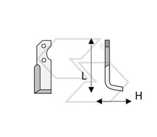 20 x ZAPPETTE MOTOZAPPA MOTOCOLTIVATORE BRUMI DS10 DIESEL H70 L210 40x6