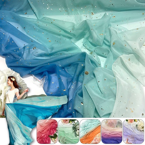 Tessuto chiffon colore sfumato